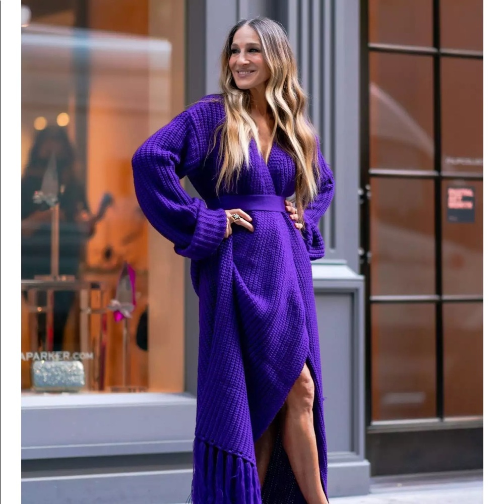 Hanifa Handknitted Sweater Dress / Cardigan